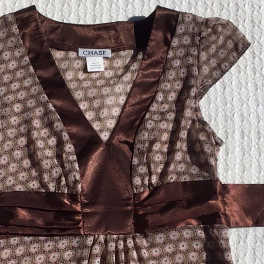 CHASE SHEER BLOUSE with SIDE ZIPPER and  CAMI
